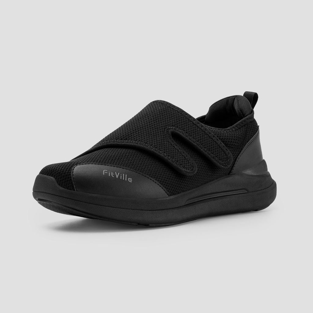 FitVille Men's Diabetic Shoes – EasyTop V1