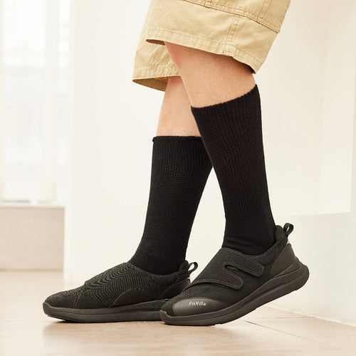 FitVille Men's Diabetic Shoes – EasyTop V1