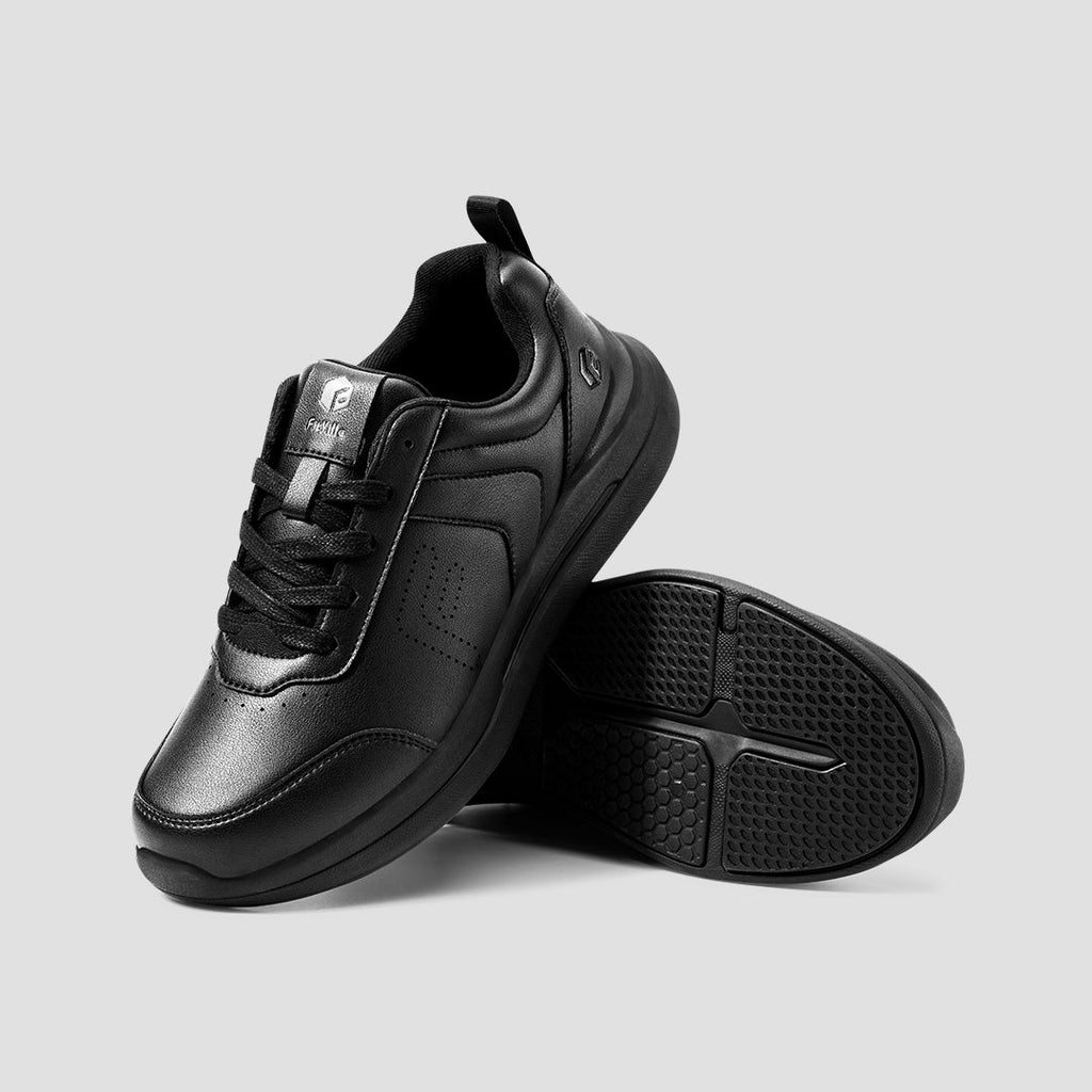 FitVille BriskWalk Deluxe V1 – Men’s Business Casual Lace-Up Sneakers