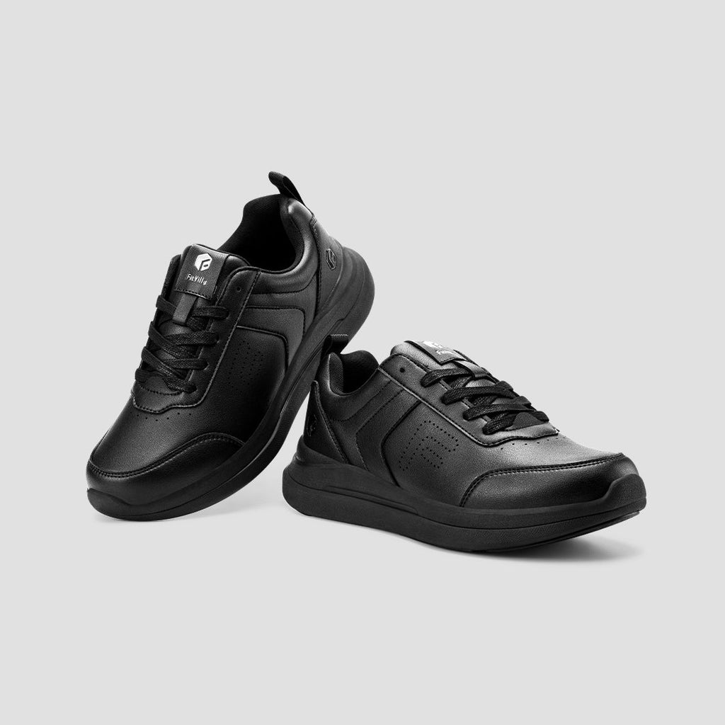 FitVille BriskWalk Deluxe V1 – Men’s Business Casual Lace-Up Sneakers