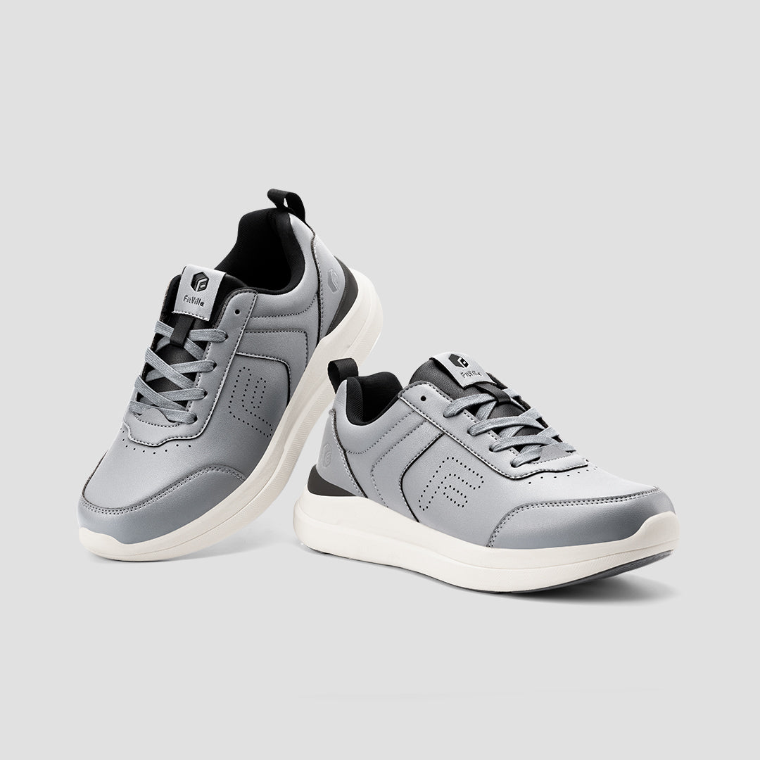 FitVille BriskWalk Deluxe V1 – Men’s Business Casual Lace-Up Sneakers