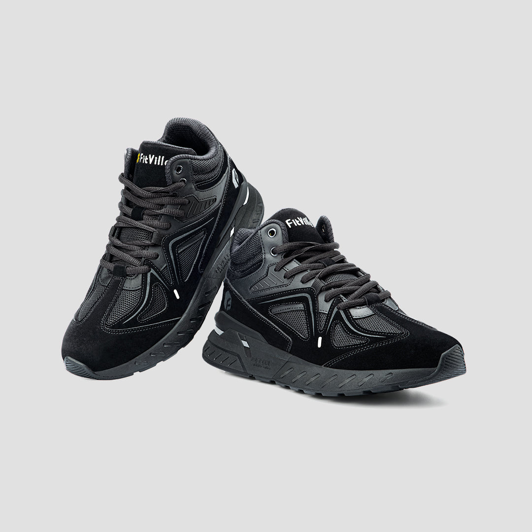 FitVille Men’s High-Top Rebound Core Walking Sneakers V4