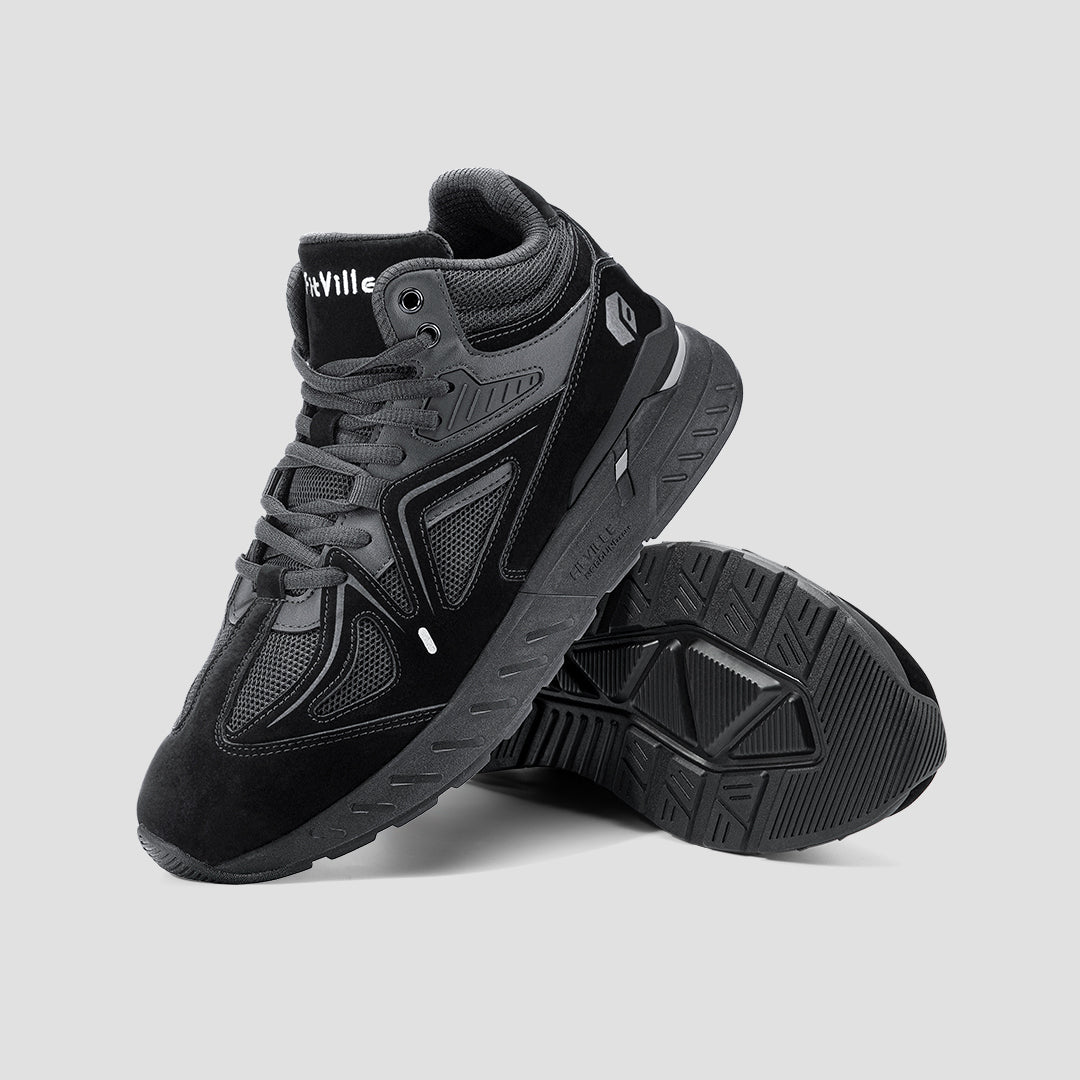 FitVille Men’s High-Top Rebound Core Walking Sneakers V4