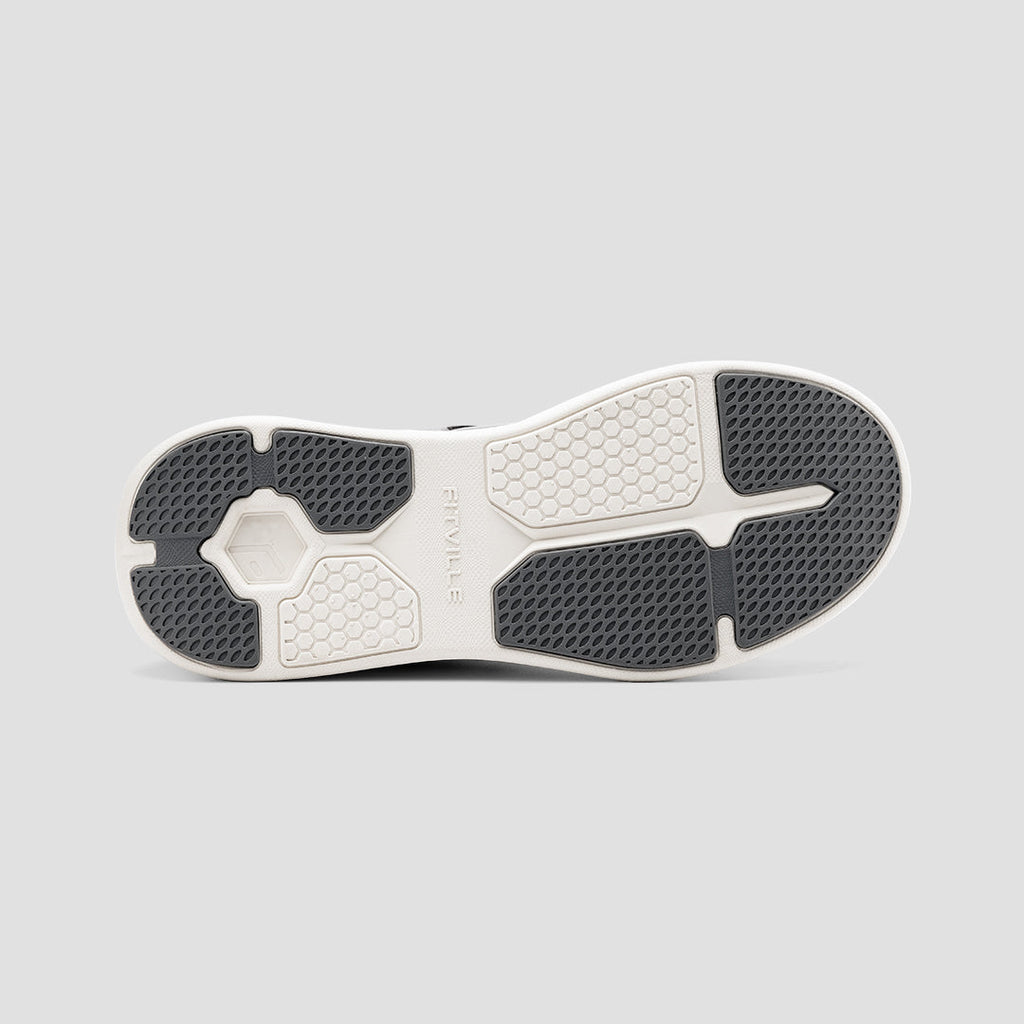 FitVille BriskWalk Deluxe V1 – Men’s Business Casual Lace-Up Sneakers