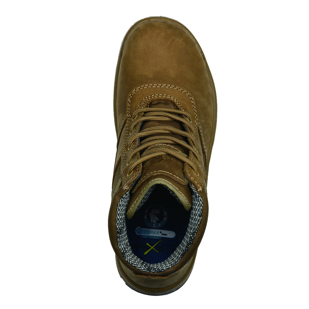 ROCKROOSTER Men’s Work Boots – Steel Toe, Electrical Hazard Protection, Acid & Slip Resistant, Rubber Outsole, ASTM F2413-18 (Model: AK250 Cortez)