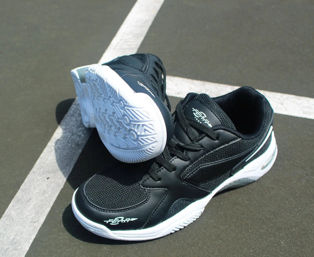 Men’s Walking Shoes with Firm Arch Support – All-in-One Comfort in Black