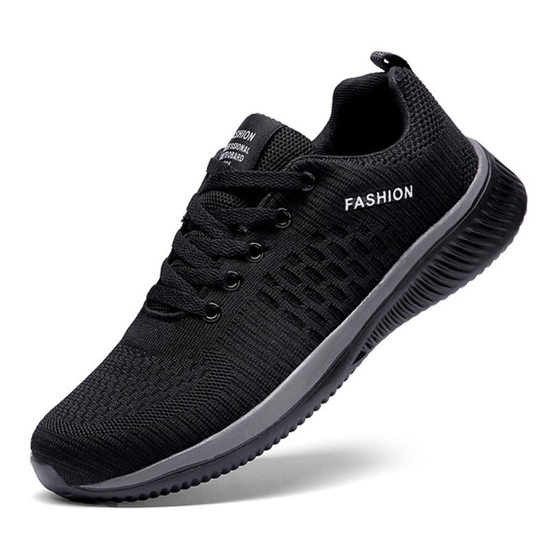 Men’s Lightweight Running Sneakers – Breathable Mesh, Cushioned Insole, Anti-Odor & Slip Resistant