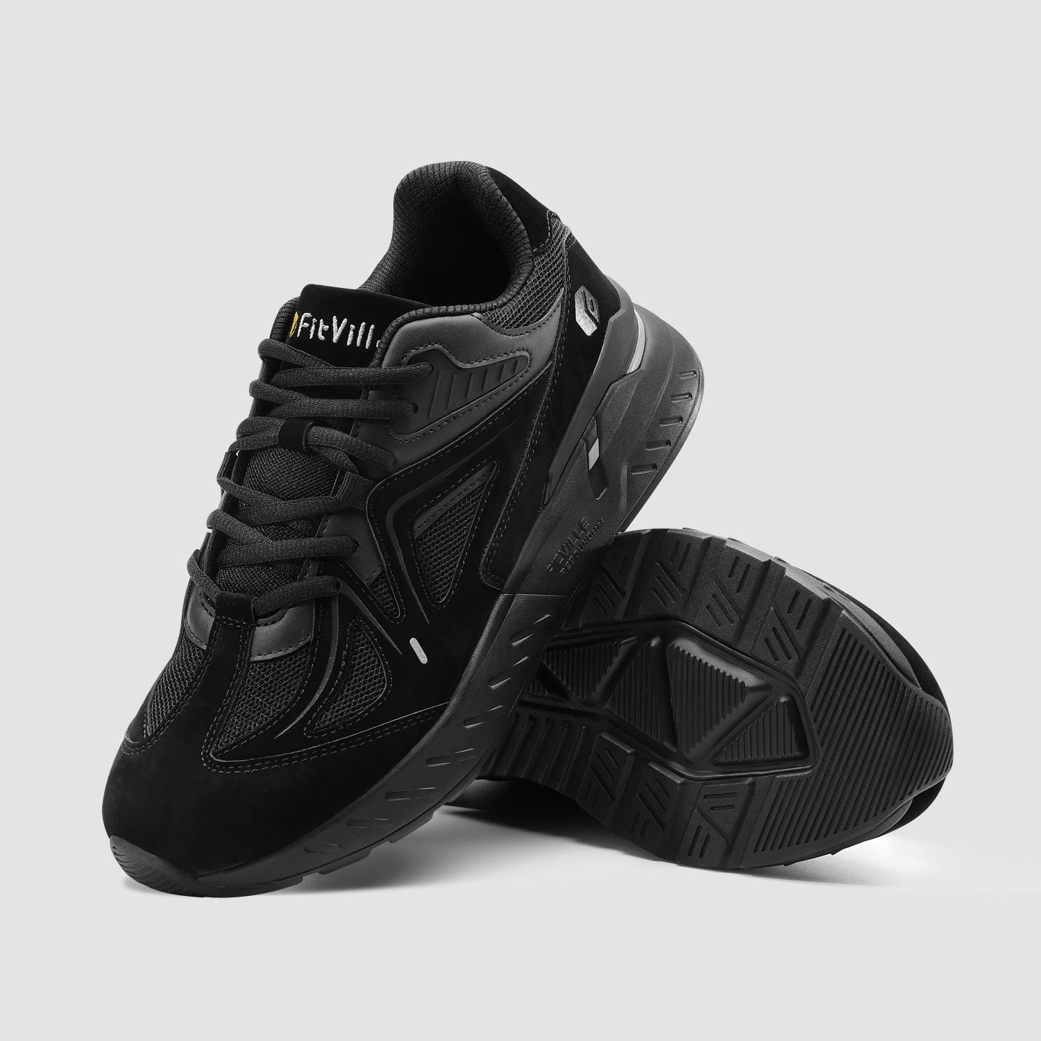 FitVille Men’s Walking Shoes – Rebound Core V1 with Arch Support